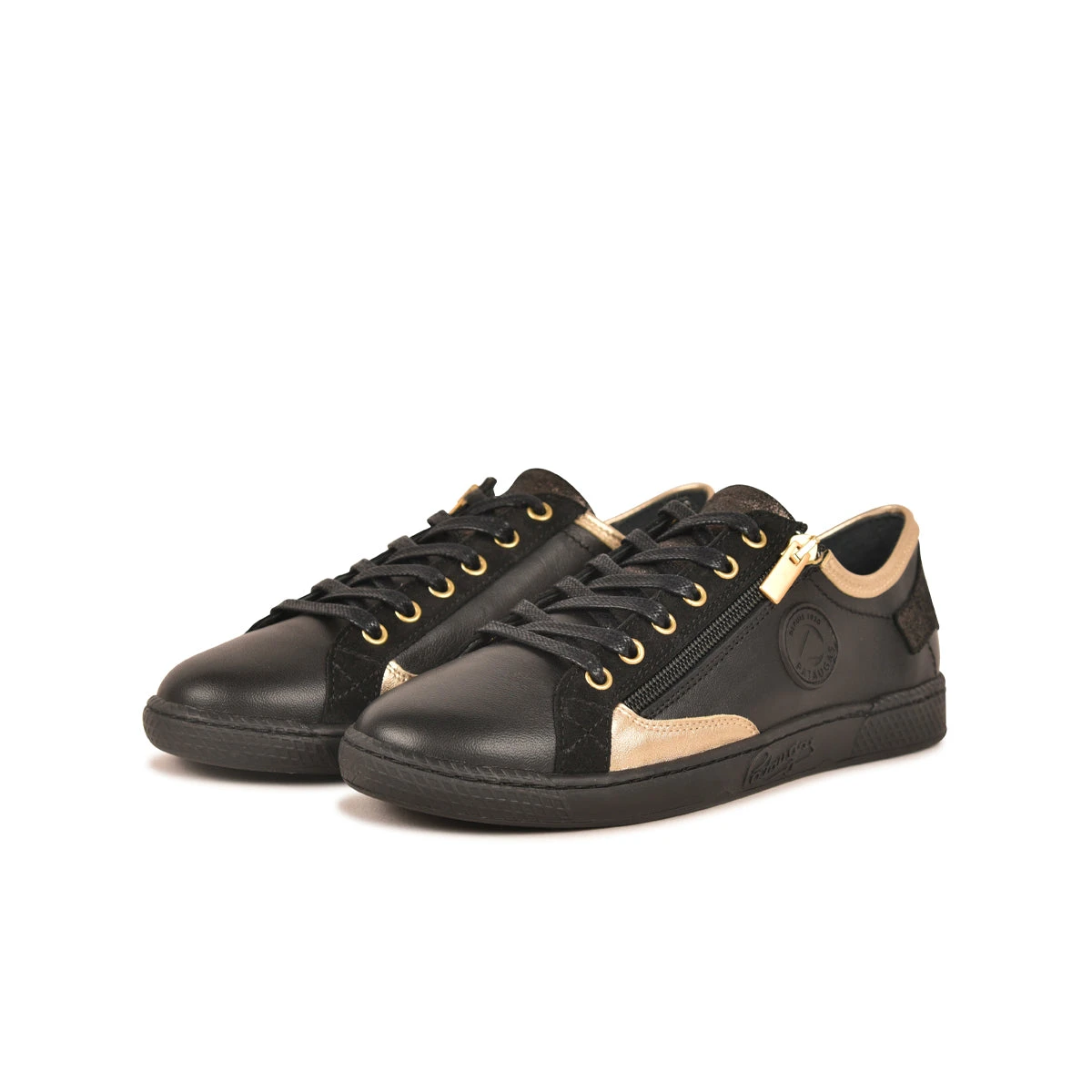 Pataugas JESTER/MIX F4I NOIR/DORÉ 4 Pataugas JESTER/MIX F4I NOIR/DORÉ – Image 4