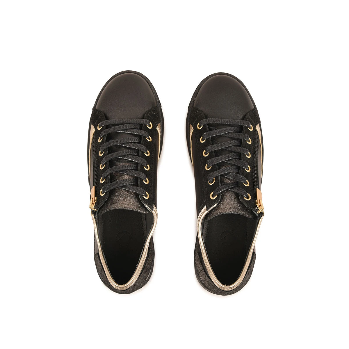 Pataugas JESTER/MIX F4H NOIR/DORÉ 6 Pataugas JESTER/MIX F4H NOIR/DORÉ – Image 6