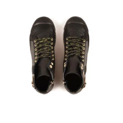 Pataugas BANJOU LATSA/MIX F4H NOIR/DORÉ -Pataugas French Boutique 628259 946 BASKET HAUTE FEMME LATSA MIX F4H NOIR DORE 6