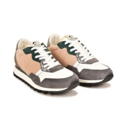 Pataugas ASTATE/MIX F4H ARGENT -Pataugas French Boutique 628285 BASKET FEMME ASTATE MIX GRIS PECHE web4