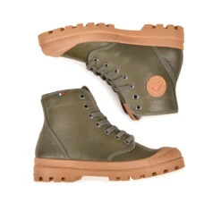 Pataugas AUTHENTIQUE M/G F4H KAKI 11 Pataugas AUTHENTIQUE M/G F4H KAKI -Pataugas French Boutique 628300 BOOTS FEMME AUTHENTIQUE M G F4H KAKI 6