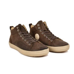 Pataugas NEW CARLO/W H4H CHOCOLAT -Pataugas French Boutique 628305 BASKET HOMME NEW CARLO W H4H CHOCO 3