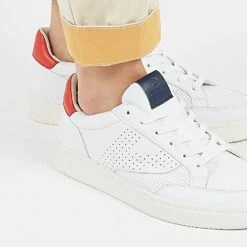 Pataugas BASALTE/N H2H BLANC/ROUGE -Pataugas French Boutique BASALTNH2HBLANCROUGE2