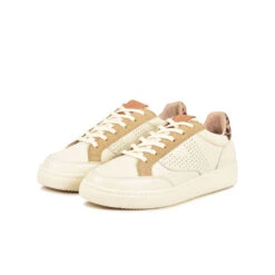 Pataugas BASALTE/MIXL F4I CRÈME -Pataugas French Boutique BASKET FEMME BASALT MIXL F4I CREME 628475 155 5
