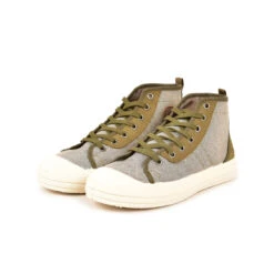 Pataugas ETCHE M/MIXTC F4I KAKI -Pataugas French Boutique BASKET FEMME ETCHE M MIXTC F4I KAKI 628485 554 5