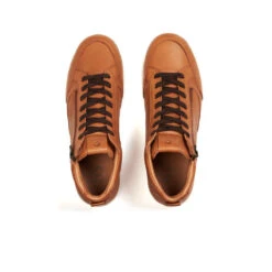 Pataugas BASALTE M/ZIP N H4I CHATAIGNE -Pataugas French Boutique BASKET HOMME BASALT M ZIPN H4I CHATAIGNE 628471 755 6