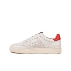 Pataugas BASALTE/N H2H BLANC/ROUGE -Pataugas French Boutique BASKET HOMME BASALT N F2H BLANC ROUGE 3