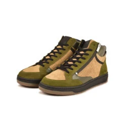 Pataugas BASALTE M/ZMIX H4I TAUPE -Pataugas French Boutique BASKET HOMME BASALT ZMIX H4I TAUPE 628472 154 5