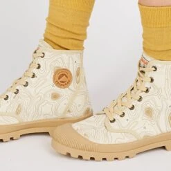 Pataugas AUTHENTIQUE M/TOPO F2I BEIGE -Pataugas French Boutique BOOTS FEMME OG M TOPO F2I BEIGE 628340 150 Porte 2