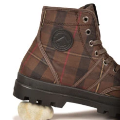 Pataugas AUTHENTIQUE MADE IN FRANCE F4G Tartan Marron -Pataugas French Boutique BOOTS HOMME AUTHENTIQUE W H4G TARTAN MARRON 10
