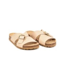 Pataugas LUDI/MIX F2I NUDE -Pataugas French Boutique SANDALE FEMME LUDI MIX F2I NUDE 628534 302 4