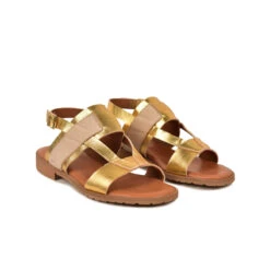 Pataugas RIA/MIX F2H DORE -Pataugas French Boutique SANDALE FEMME RIA MIX F2H DORE 4 c75d41e0 19e8 48ba b3f2 060df28e24cd