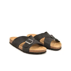 Pataugas LUDO/MIX H2I NOIR -Pataugas French Boutique SANDALE HOMME LUDO MIX H2I NOIR 628533 850 4