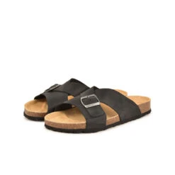 Pataugas LUDO/MIX H2I NOIR -Pataugas French Boutique SANDALE HOMME LUDO MIX H2I NOIR 628533 850 5